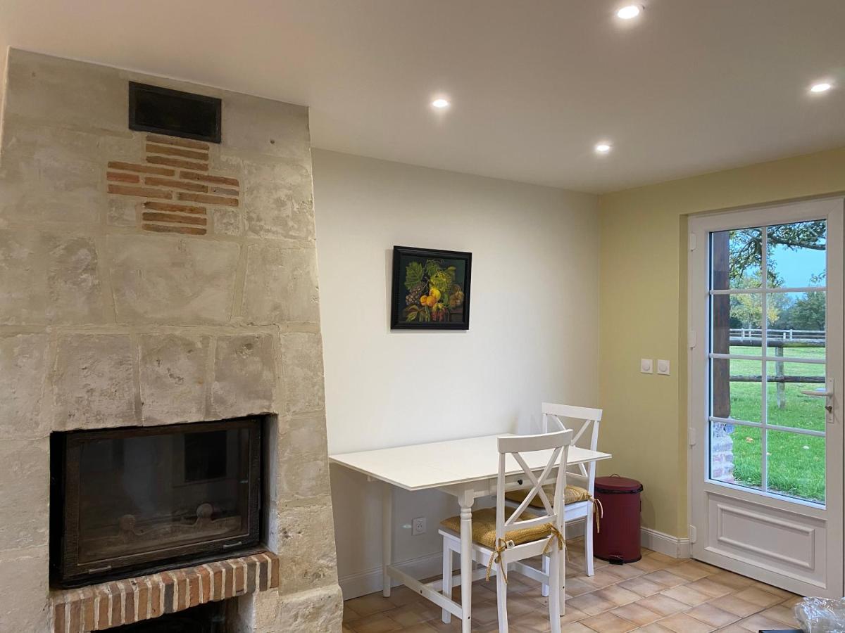 Apartament La Longere Du Haras Manerbe Zewnętrze zdjęcie