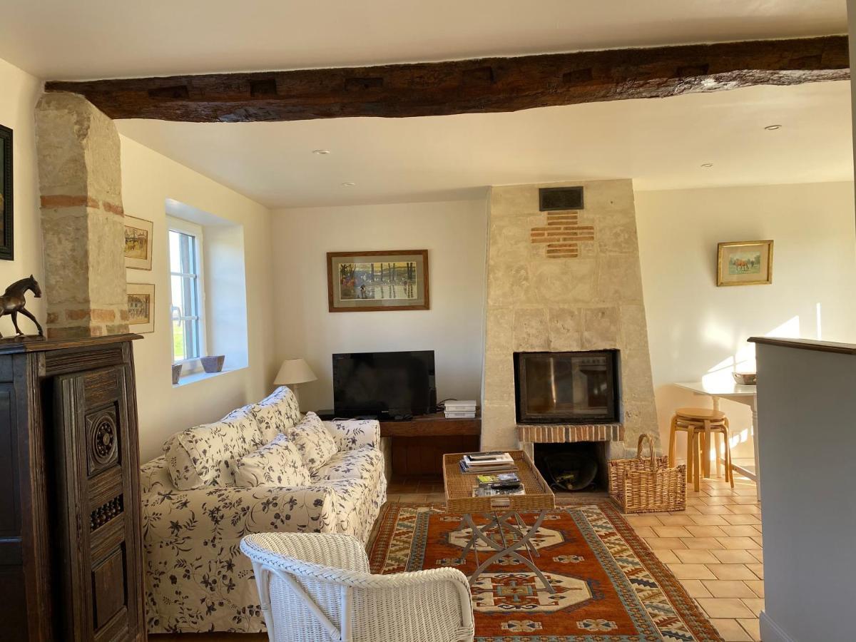 Apartament La Longere Du Haras Manerbe Zewnętrze zdjęcie
