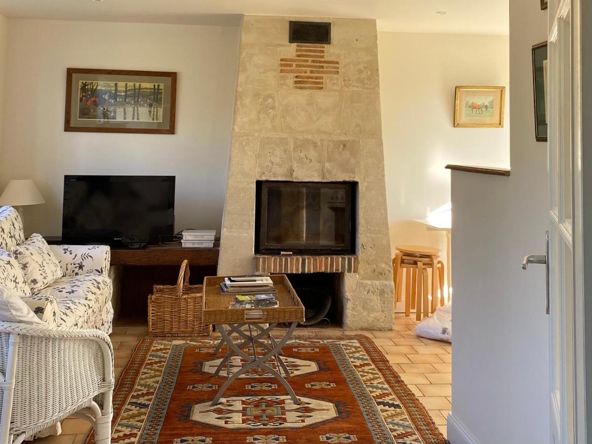 Apartament La Longere Du Haras Manerbe Zewnętrze zdjęcie