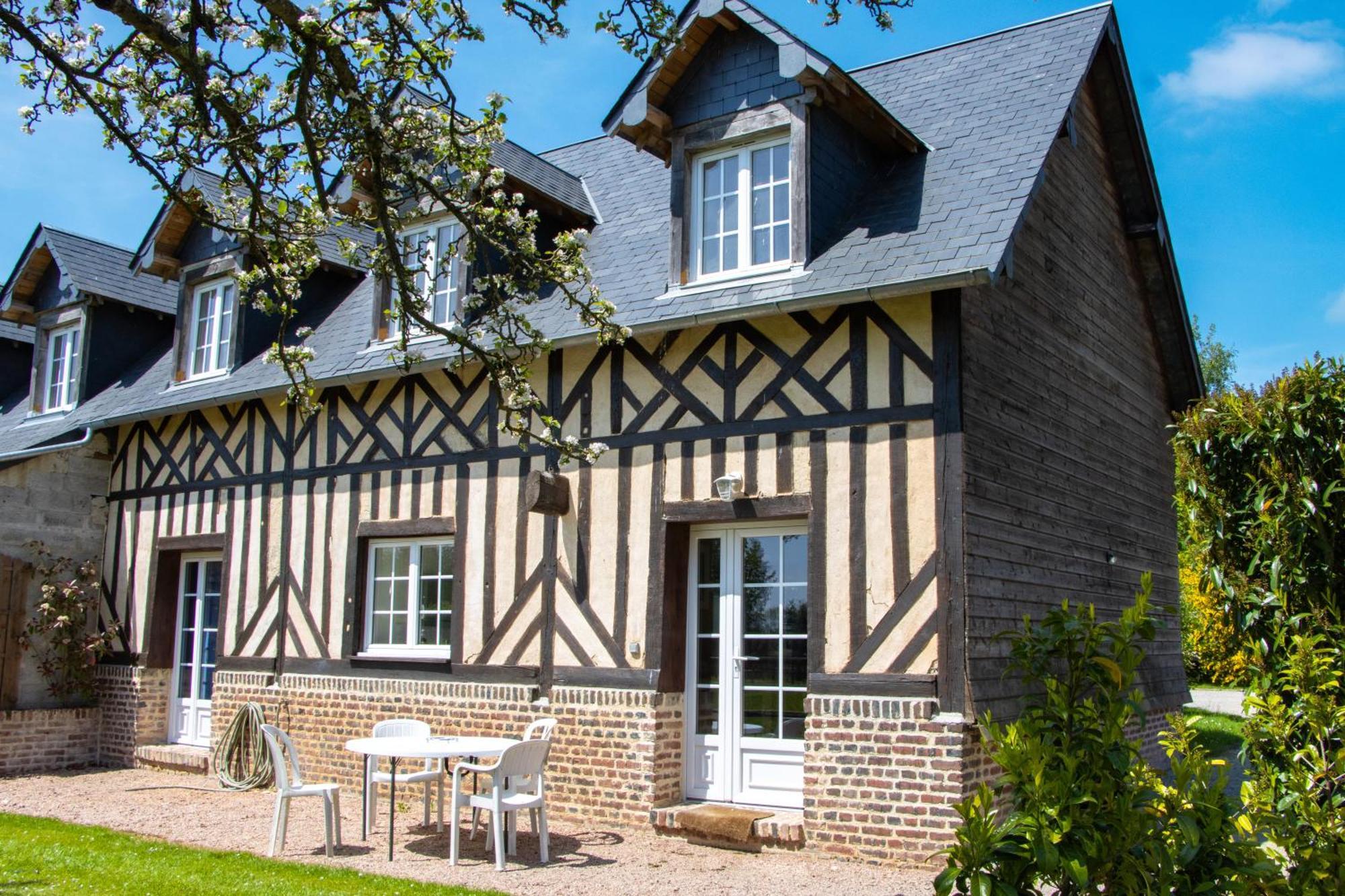 Apartament La Longere Du Haras Manerbe Zewnętrze zdjęcie